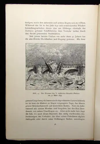 Max Foerster 1902 Die Geschichte der Dresdner Augustus-Brücke am