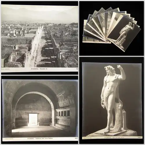 12 Fotografien um 1900 von Pompei Edizione inalterabile am