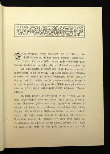 Gast, Gustav Kaufmannruhm 1900 selten Geschichte der Blütezeit Hansebundes js