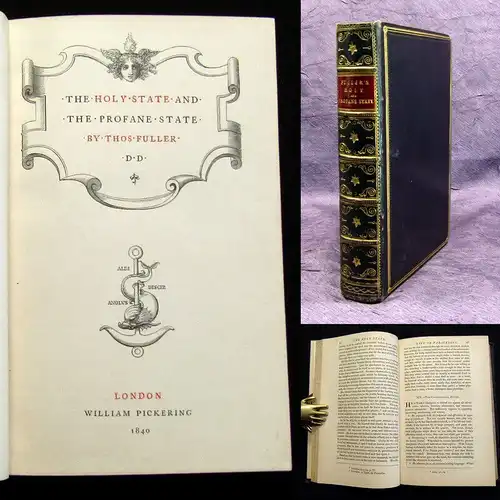 Fuller, Thomas 1840 The Holy State And The Profane State Geschichte ... am