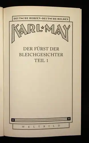 Deutsche Herzen* Deutsche Helden Karl May 6 Bde. Weltbild Verlag 1999 js