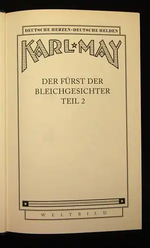 Deutsche Herzen* Deutsche Helden Karl May 6 Bde. Weltbild Verlag 1999 js