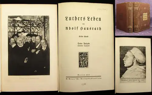 A. Hausrath 1913 Luthers Leben 2 Bände am