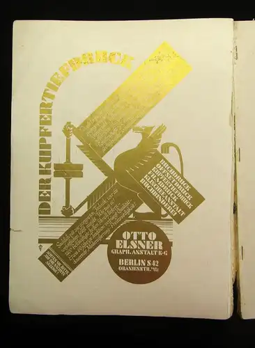 Gebrauchsgraphik International Advertising Art 1929 Dezember Reklame Heft js
