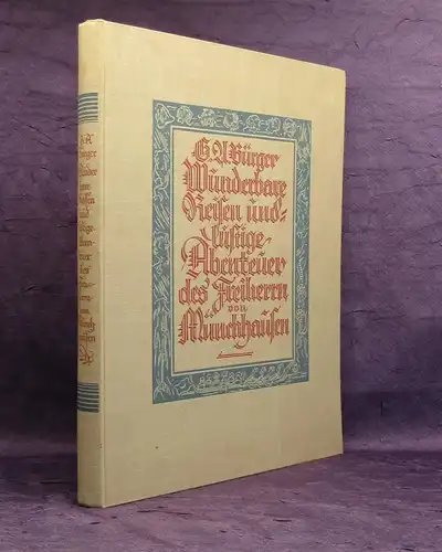 Bürger Wunderbare Reisen zu Wasser und zu Lande 1929 Gustav Dore´ js