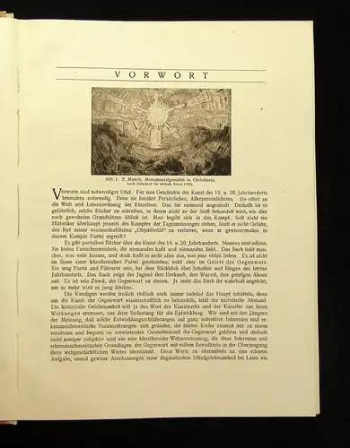 Burger Handbuch der Kunstwissenschaft 1.Einführung in die moderne Kunst 1917 js