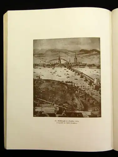 Nagel Die alte Dresdner Augustusbrücke 1924 Saxonica Sachsen Ortskunde js