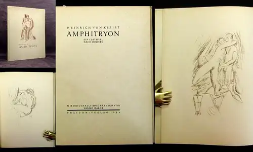 Kleist Amphitryon Ein Lustspiel nach Moliere 1924 Exemplar Nr. 75 von 925 js