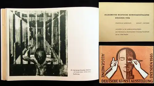 Allgemeine Deutsche Kunstausstellung Dresden 1946 stadthalle Nordplatz August js