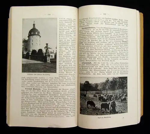 2 Hefte Dresdner Wanderbuch / Dresden und das Elbgelände 1921 Geografie js