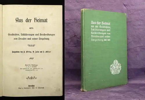 Müller, Döring aus der Heimat Geschichten, Schilderungen von Dresden 1923 js