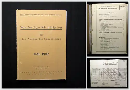 Vorläufige Richtlinien für den Ausbau der Landstraßen 1942 Geschichte mb