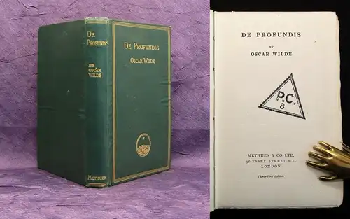 Ross, Robrt De Profundis by Oscar Wilde um 1907 Literatur Belletristik js