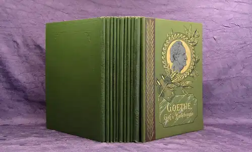 Tegner Goethe Shakespeare 11 Bände um 1900 Belletristik Literatur Lyrik mb