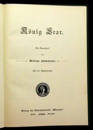 Tegner Goethe Shakespeare 11 Bände um 1900 Belletristik Literatur Lyrik mb