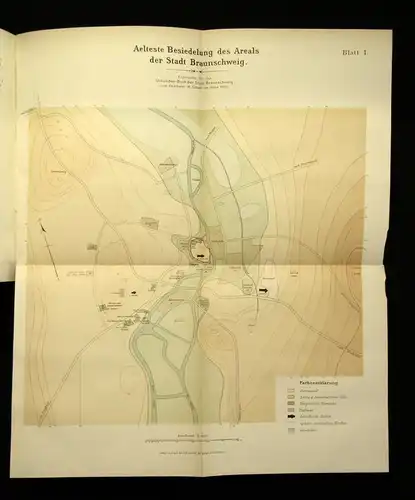 Hänselmann Urkundenbuch der Stadt Braunschweig  Bd.1-4 komplett 1873- 1912 js