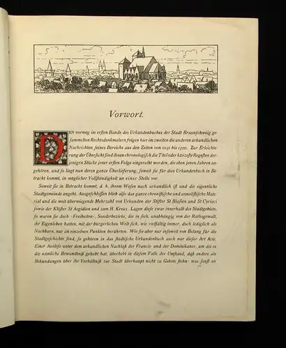 Hänselmann Urkundenbuch der Stadt Braunschweig  Bd.1-4 komplett 1873- 1912 js