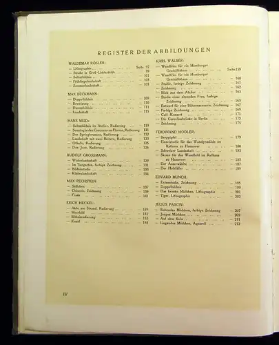 Scheffler Talente 1919 Geschichte Kunst mb