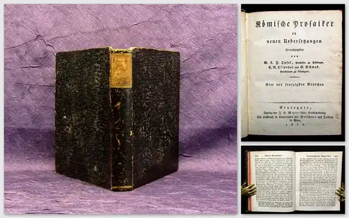 Seneca Werke 10. Bändchen 1830 Römische Prosaiker Literatur Belletristik mb