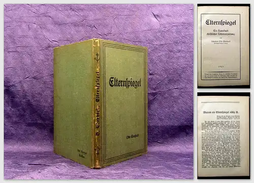 Eberhard Elternspiegel Ein Handbuch 1921 Geschichte Gesellschaft Theologie mb