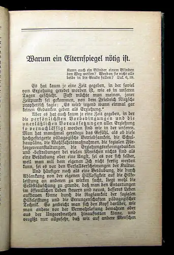 Eberhard Elternspiegel Ein Handbuch 1921 Geschichte Gesellschaft Theologie mb