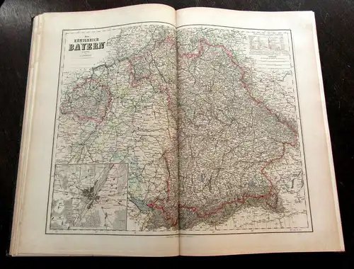 Kiepert 1873 Grosser Hand-Atlas des Himmels und der Erde, Geogrphie am