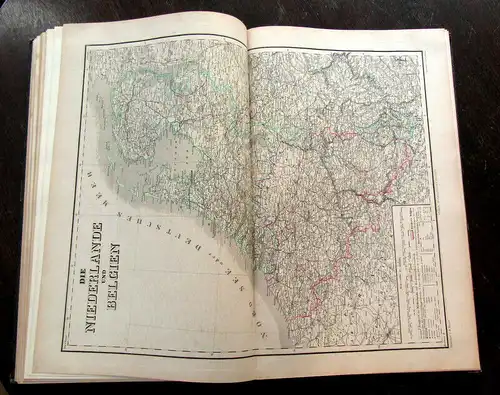 Kiepert 1873 Grosser Hand-Atlas des Himmels und der Erde, Geogrphie am