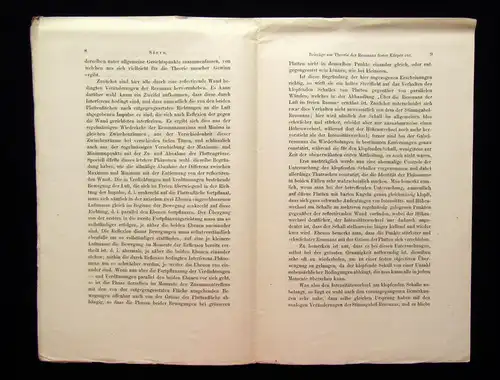 Stern Beiträge zur Theorie der Resonanz fester Körper 1871 Geschichte mb