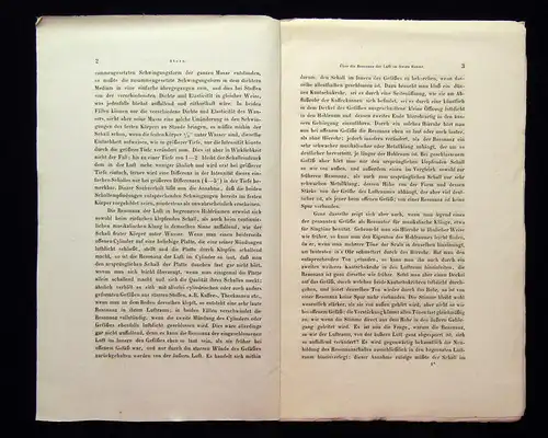 Stern Über die Resonanz der Luft im freien Raume 1870 Wissen  mb