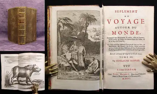 Dampier, Wiliam  Supplement Du Voyage Autour Du Monde Tome III apart 1701 js