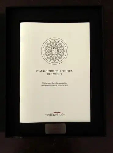 Vom Sagenhaften Reichtum der Medici Media Exklusiv 2021 1 v. 999 Exempl. Nr.3 js