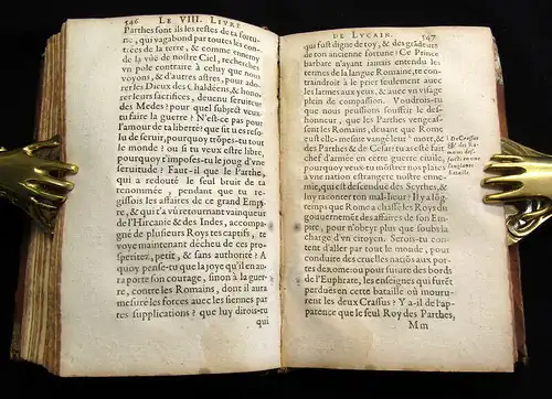 Lucain 1623 Les Oeuvres de M. Annee Lucain poete Illustre, ou L Histoire ... am