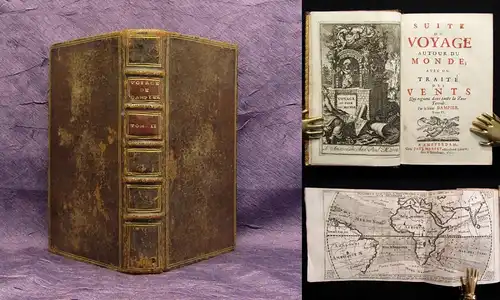 Dampier Suite Du Voyage Autour Du Monde,Avec Un Traite De Vents Tome II 1701 js