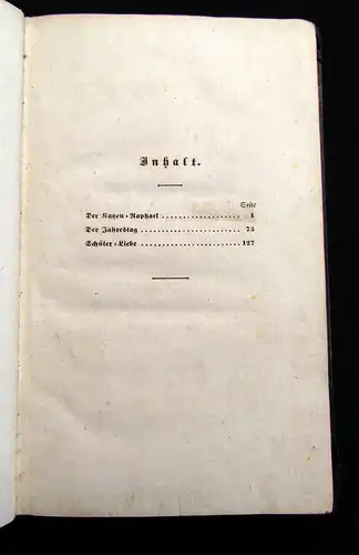 Gaudy, Franz 1837 Rovelletten Belletristik am