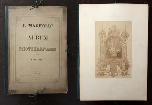 J. Macholds in Photographien 12 Tafeln mit Or. Photographien Künstler 1860 js