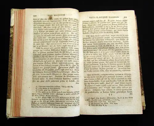 Heinsius; Masson 1758 Nic. Heinsii Comentarius in P. Ovidii Nasonis Opera ... am