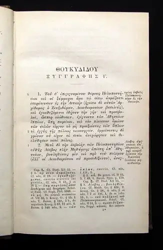 Stahl Thucydidis De Bello Peloponnesiaco Libri Octo Vol.II.Sect.1+2 1875 js