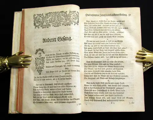 Koppen 1744 Versuch einer poetischen Uebersetzung des Tassoischen Heldenged. am