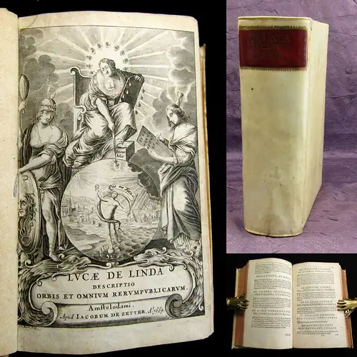 Linda, Lucas de 1665 Descriptio orbis & omnium ejus rerumpublicarum ... am