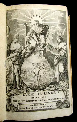 Linda, Lucas de 1665 Descriptio orbis & omnium ejus rerumpublicarum ... am