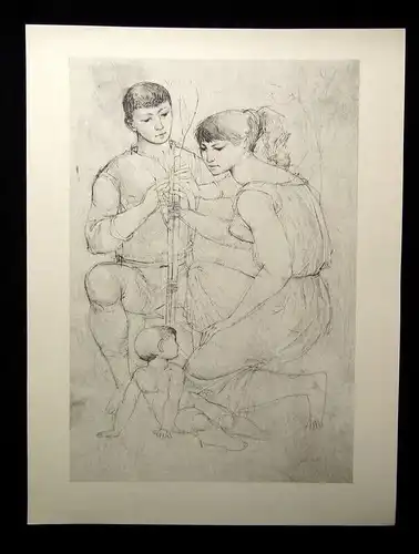 Mappe Internationale Grafik Frieden der Welt 48 reproduzierte Grafiken 1959 js