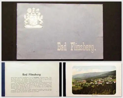 Bad Flinsberg um 1910 mit zahlreichen Abbildungen Städtefüher Guide Ortskunde mb