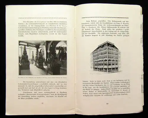 Brandt Führer durch Hamburg mit Stadtplan und Moment-Wegweiser um 1910 Guide mb