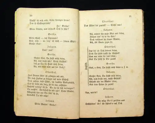 2 Hefte Der Prophet-Oper in 5 Akten, Frauenlob- Oper in 3 Aufzügen um 1850 mb