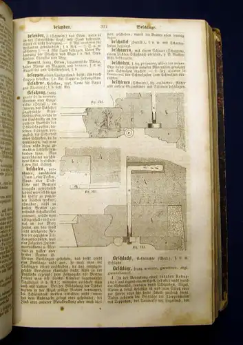 Mothes Illustriertes Bau-Lexikon 1.Band apart Hülfs-und Nachschlagebuch 1863 js