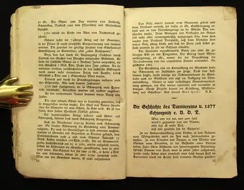 Festschrift zum 50 jähr. Bestehen des Turnverein Schwepnitz e. V. 1877-1927 js