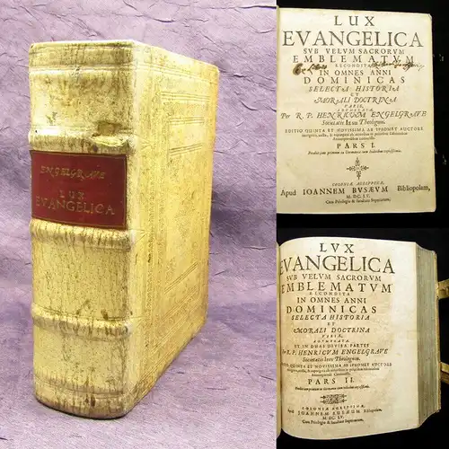 Engelgrave 1655 Lux evangelica sub velum sacrorum emblematum recondita in...am
