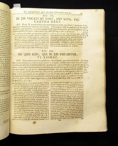 Struve 1692 Syntagma Jurisprudentiae Secundum ordinem Pandectarum [...] Recht am