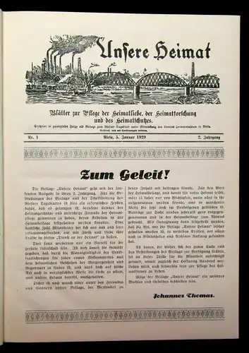 Unsere Heimat Riesa Blätter zur Pflege der Heimatliebe 1928-1932 1-5 komplett js