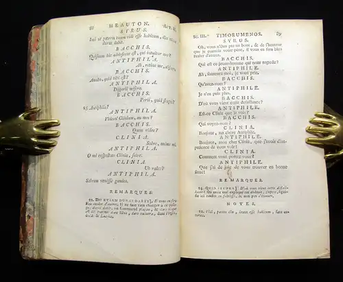 Madame Dacier 1768 Les Comédies de Térence - 3 vol. am